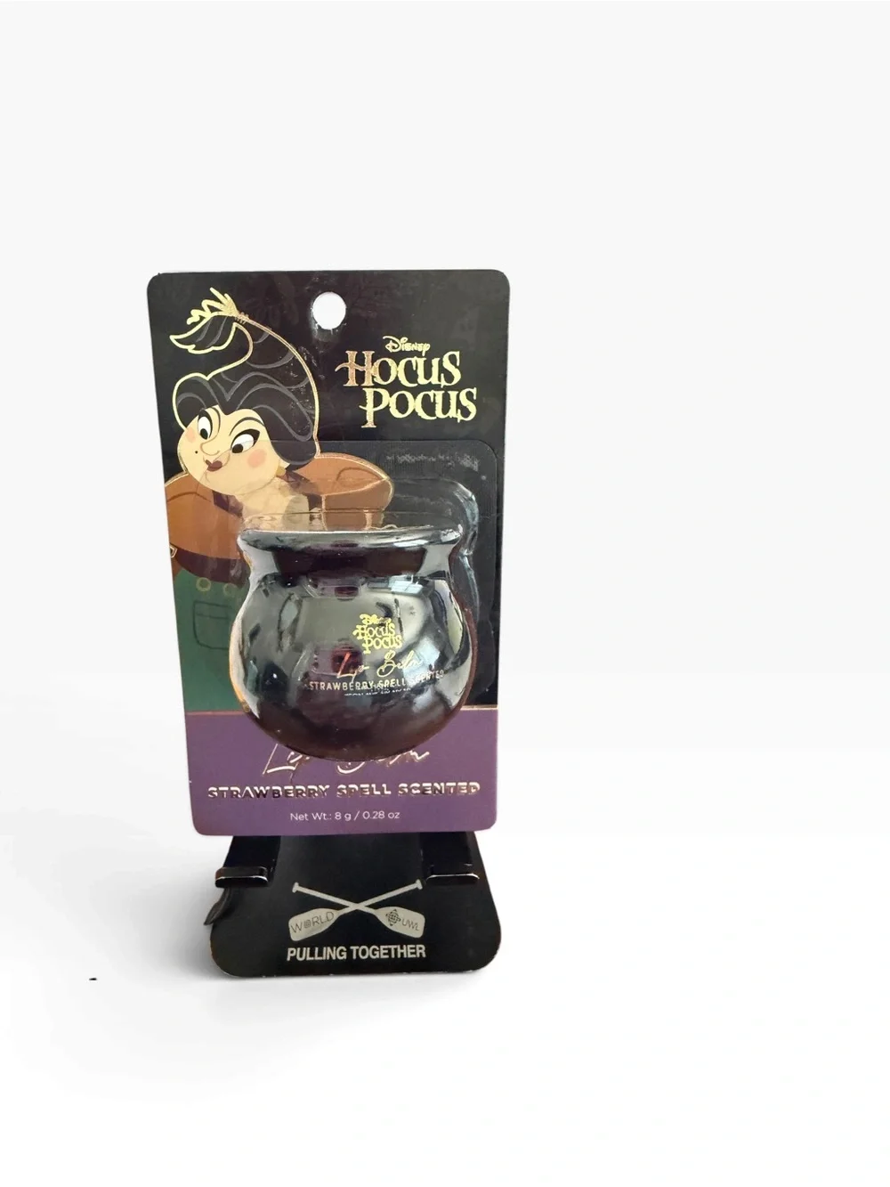 Disney Hocus Pocus Lip Balm Set of 4 Cauldron Scents Cherry Vanilla